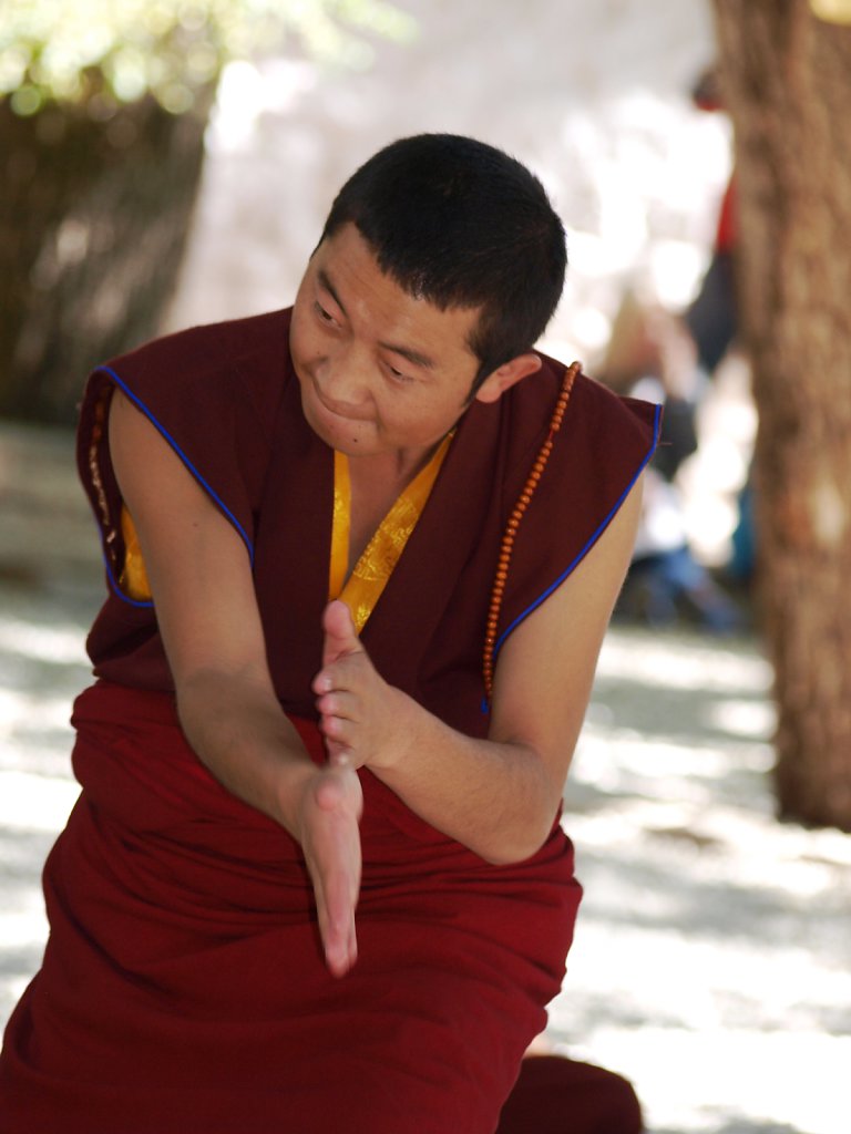 The monks at Sera Monastery debate Doctrines every day