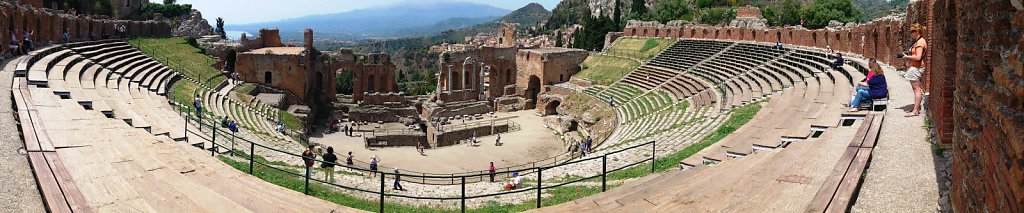 The Ancient theatre of Taormina